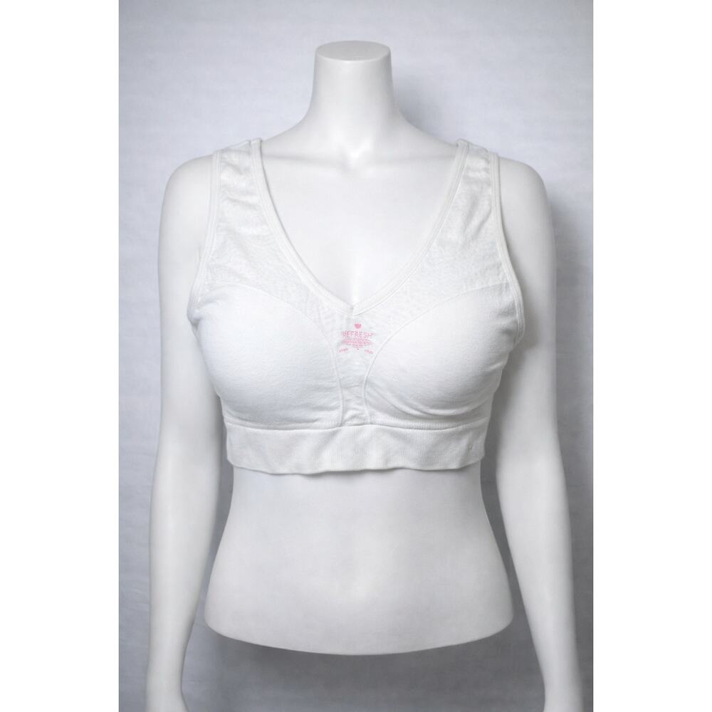 Breezies A692700 Seamless‎ Jacquard Back Smoothing Wirefree Bra [M]